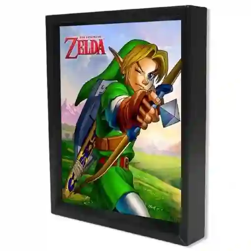 Poster 3D The legend of Zelda Ocarina Arrow