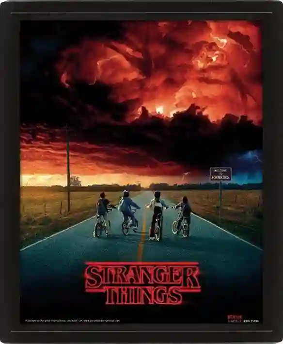 Poster 3D Mind Flyer Stranger Things
