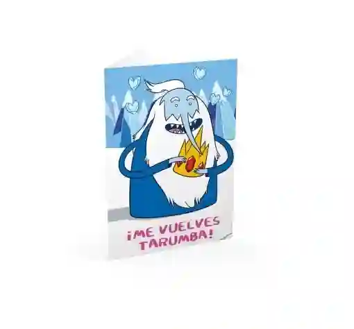 Tarjeta Felicitación Hora de Aventuras