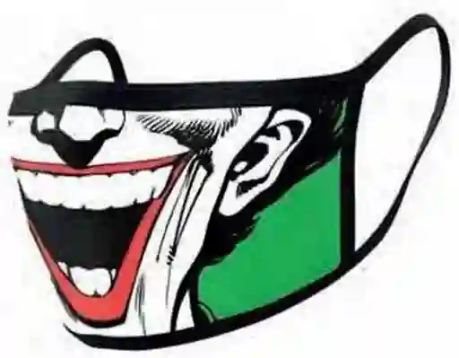 Pack 2 x Mascarilla reutilizable Joker. Batman