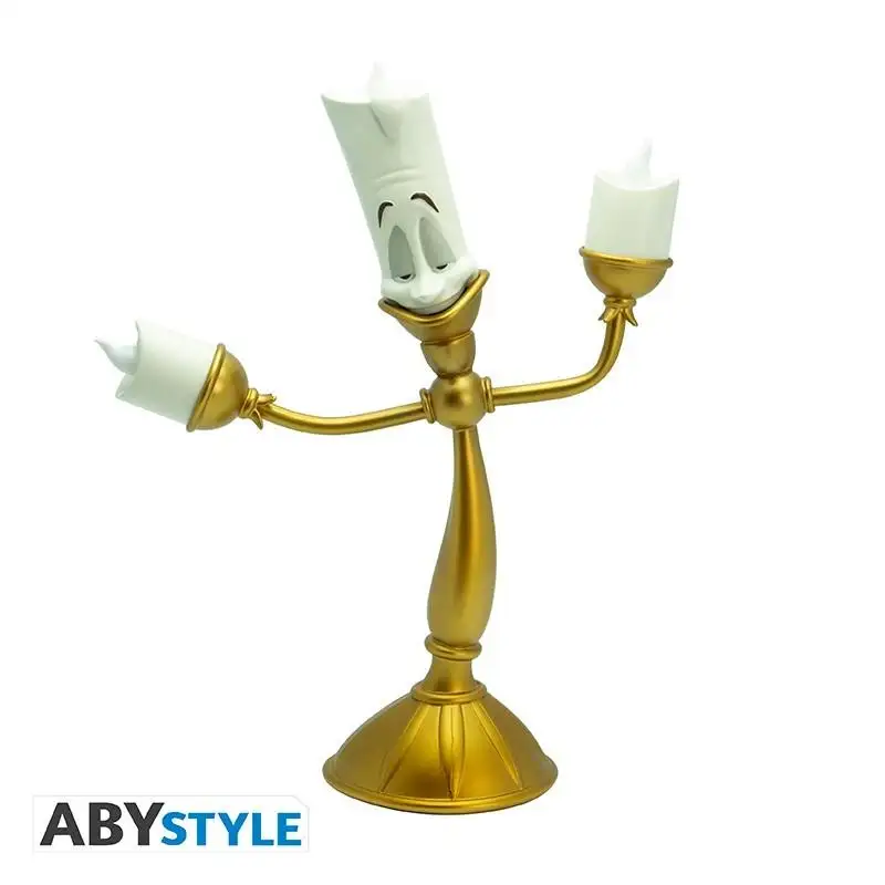 Lámpara Lumiere. La Bella y la Bestia. Disney