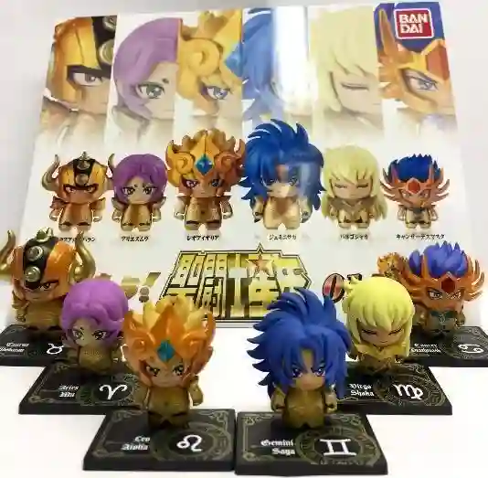 Set Figuras Saint Seiya s01 Gachapon