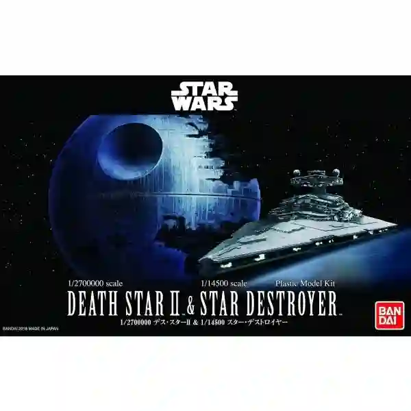 Rebell. Maqueta Estrella de la muerte II y Destructor Estelar