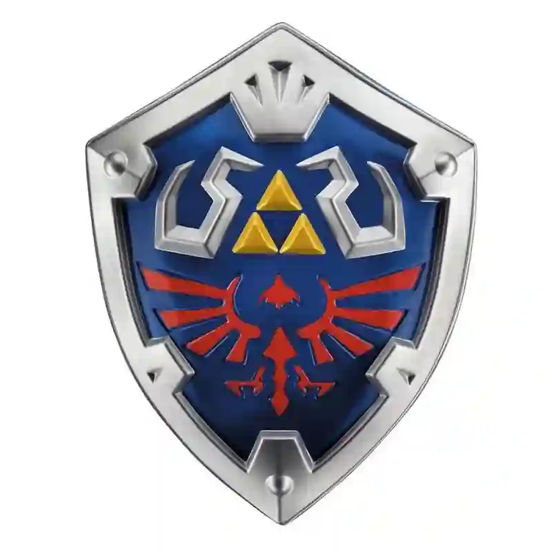 Hylian shield replicates plastic. The Legend of Zelda