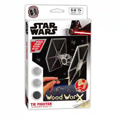 Maqueta Wood WorX caza Tie Fighter. Star Wars