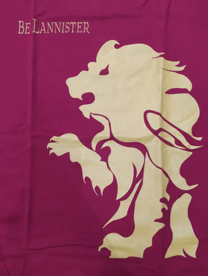 Be Lannister T -shirt. Game of Thrones (Chico / Chica, Red / Black)