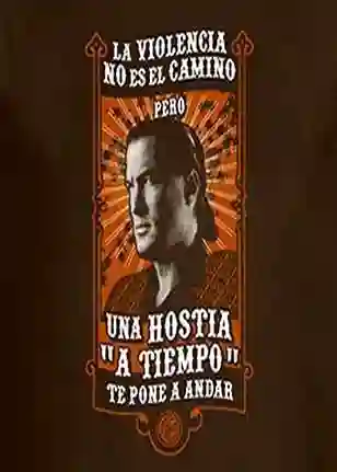 Camiseta Hostia a Tiempo (Marrón o Azul)