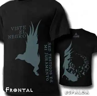 Camiseta Viste el negro