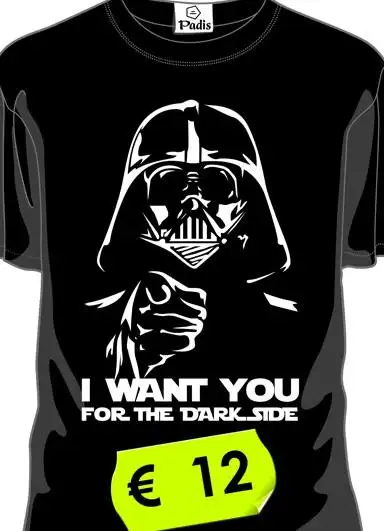 Camiseta Darth Vader I Want You For The Dark Side. Star Wars (Chico, Niño)