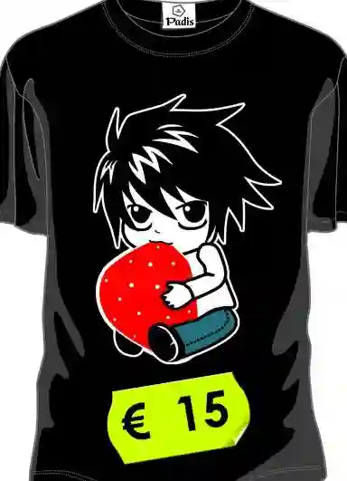 Camiseta L Fresa (Chico / Chica). Death Note