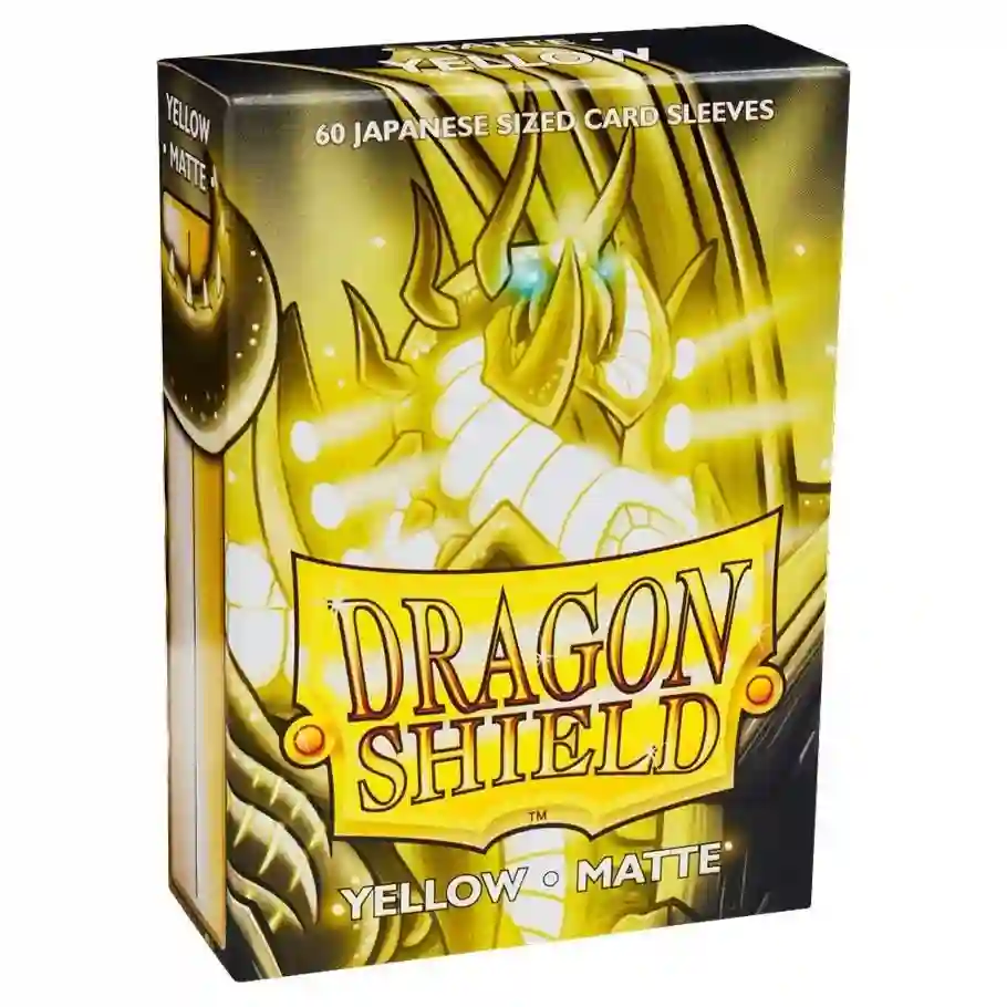 Japanese Dragon Shield Size (59x86mm) - Matte Yellow (60)