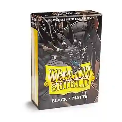 Japanese Dragon Shield Size (59x86mm) - Black / Black Mate (60)
