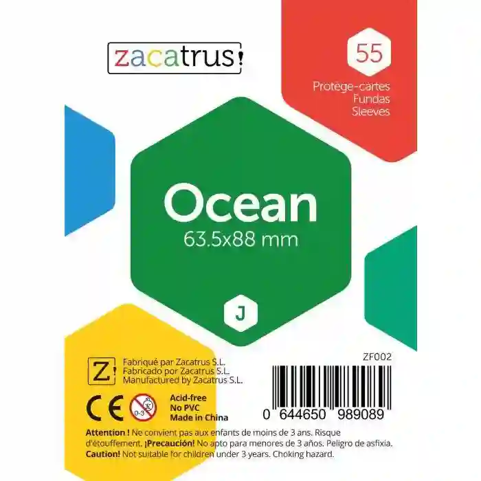Fundas Zacatrus Ocean (Standard: 63,5x88 mm) (55 uds)