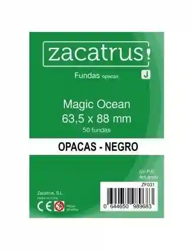 Fundas Zacatrus Magic Ocean (Standard: 63,5mm x 88 mm) Negro (50 uds)