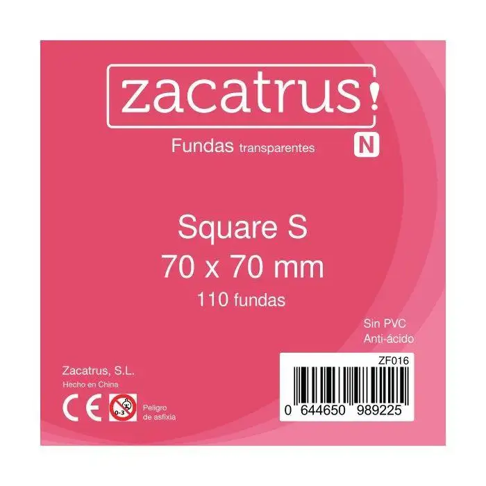 Fundas Zacatrus Cuadrada Pequeña Square S (70x70mm) (110)