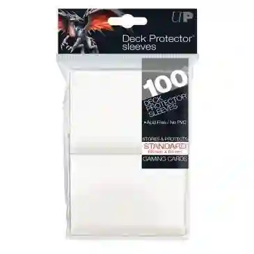 Fundas Ultra Pro Blancas Gloss Tamaño Standard (66x91mm) (100)