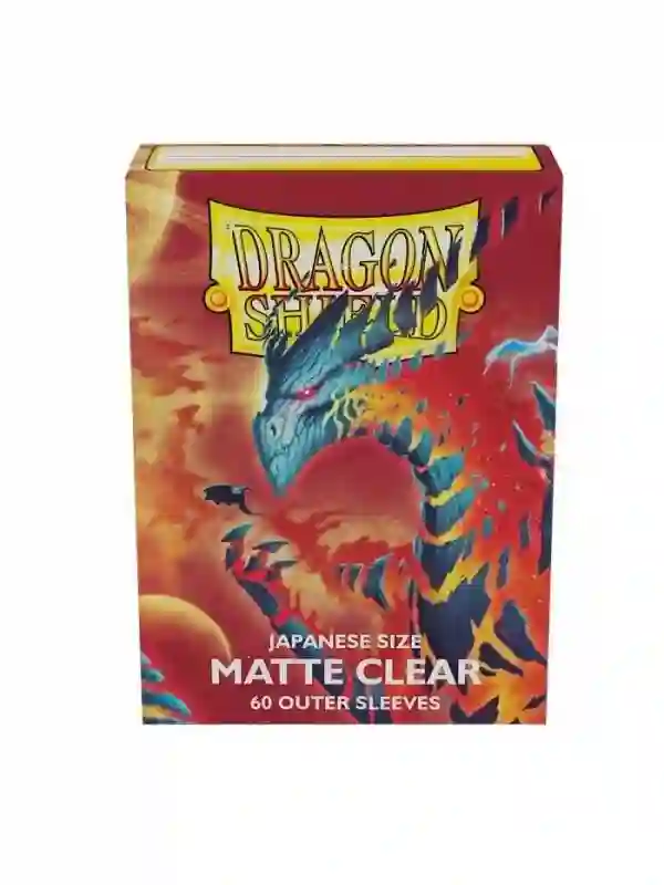 Fundas Exteriores Dragon Shield Tamaño Japonés (65x91mm) - Transparente Mate (60) Clear Outer sleeves