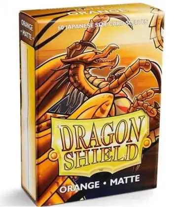 Fundas Dragon Shield Tamaño Japonés (59x86mm) - Naranja Mate (60)