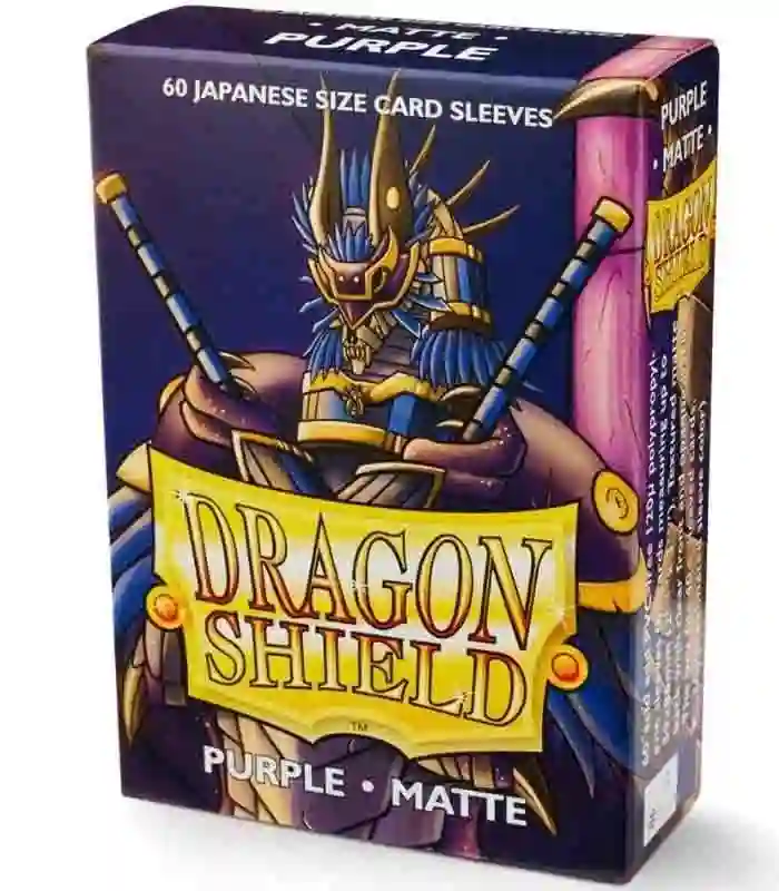 Japanese Size Dragon Shield Size (59x86mm) - Mate purple (60)