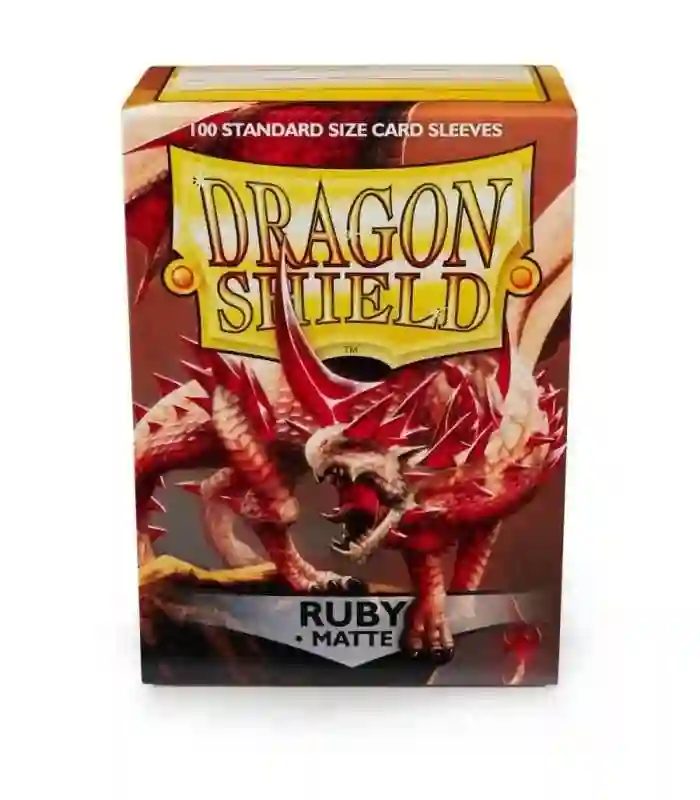 Standard Dragon Shield Size (63x88mm) - Rubí Mate (100)