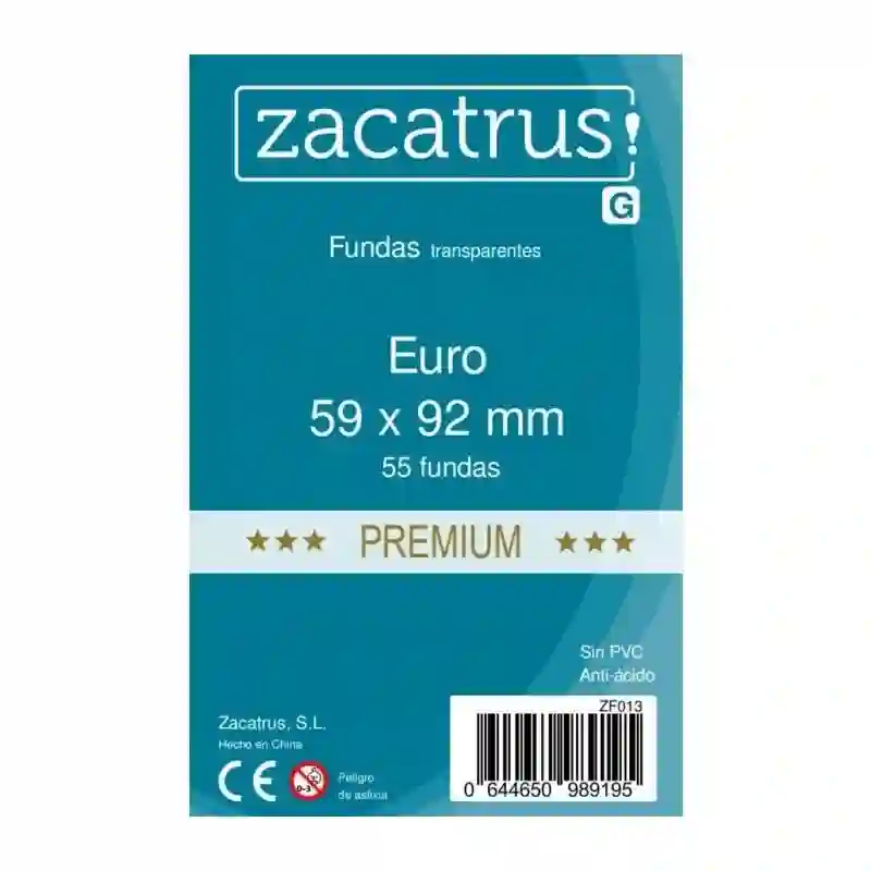Zacatrus Euro Premium covers (59mm x 92mm) (55 units)