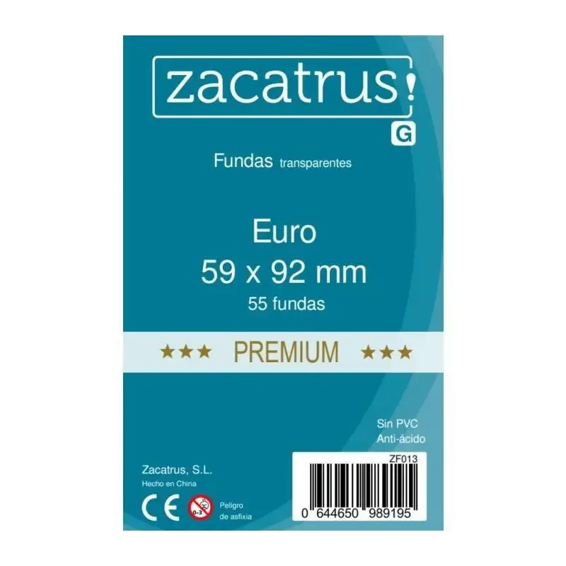 Zacatrus Euro Premium covers (59mm x 92mm) (55 units)