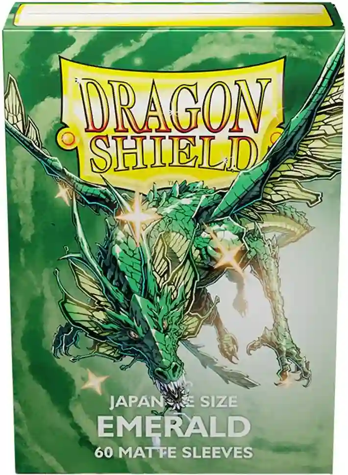 Fundas Dragon Shield Tamaño Japonés (59x86mm) - Esmeralda Mate (60)