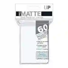 White covers pro matte yu-gi-oh! (62mx89mm) (60) ultra pro