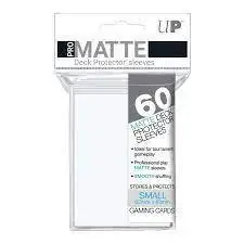 White covers pro matte yu-gi-oh! (62mx89mm) (60) ultra pro