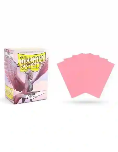 Standard Dragon Shield Size (63x88mm) - Rosa Mate (100)