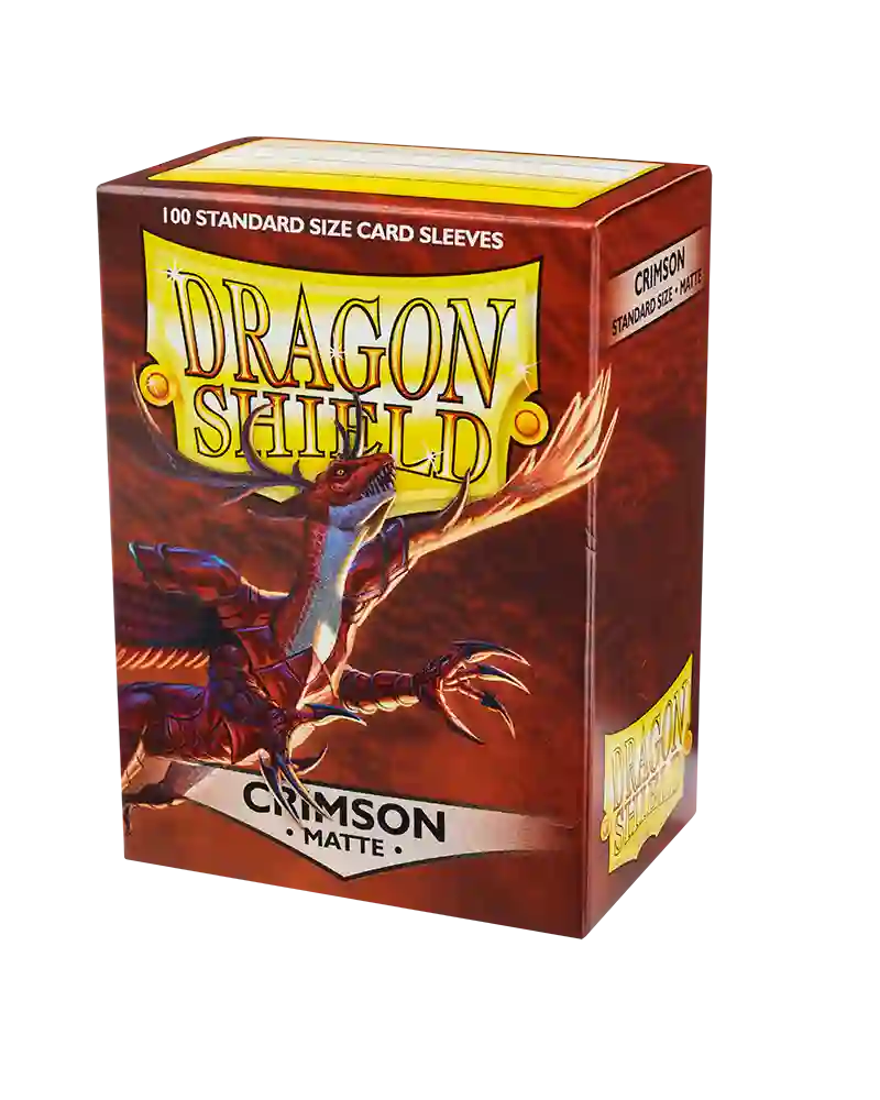 Standard Dragon Shield Size (63x88mm) - Crimsí / Crimson Mate (100u)