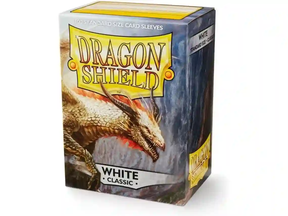 Fundas Dragon Shield Tamaño Standard (63x88mm) - Blanco Classic (100u)