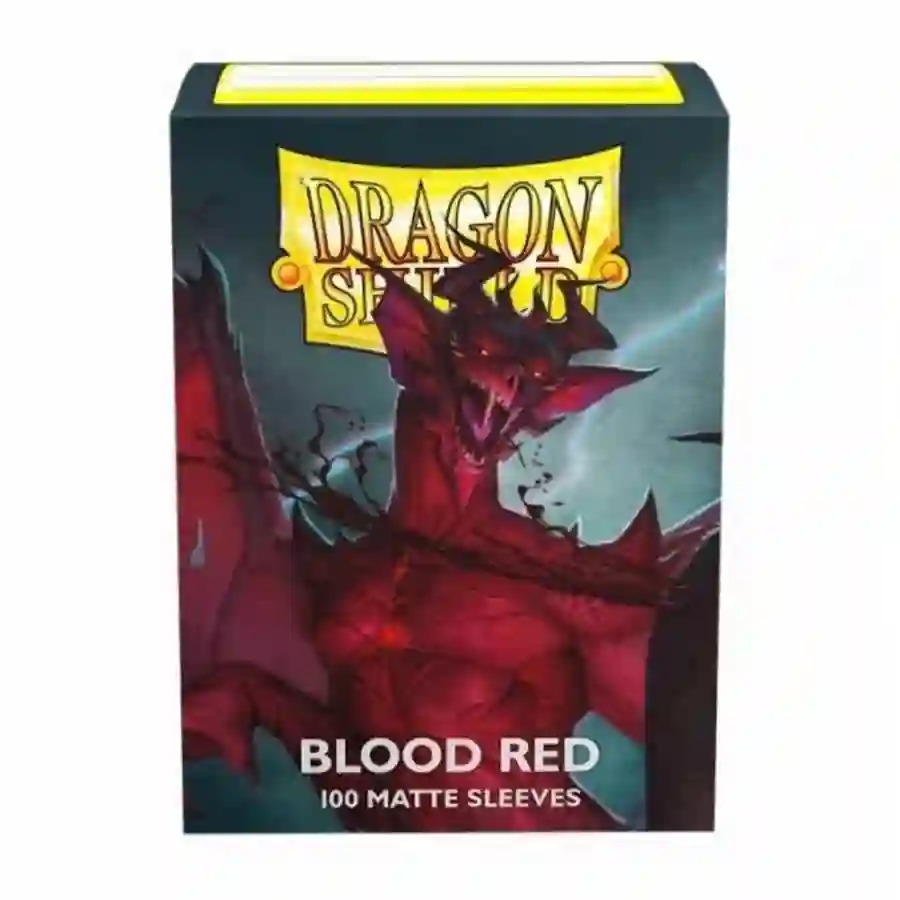 Fundas Dragon Shield Tamaño Standard (63x88mm) - Rojo Sangre / Blood Red mate (100u)