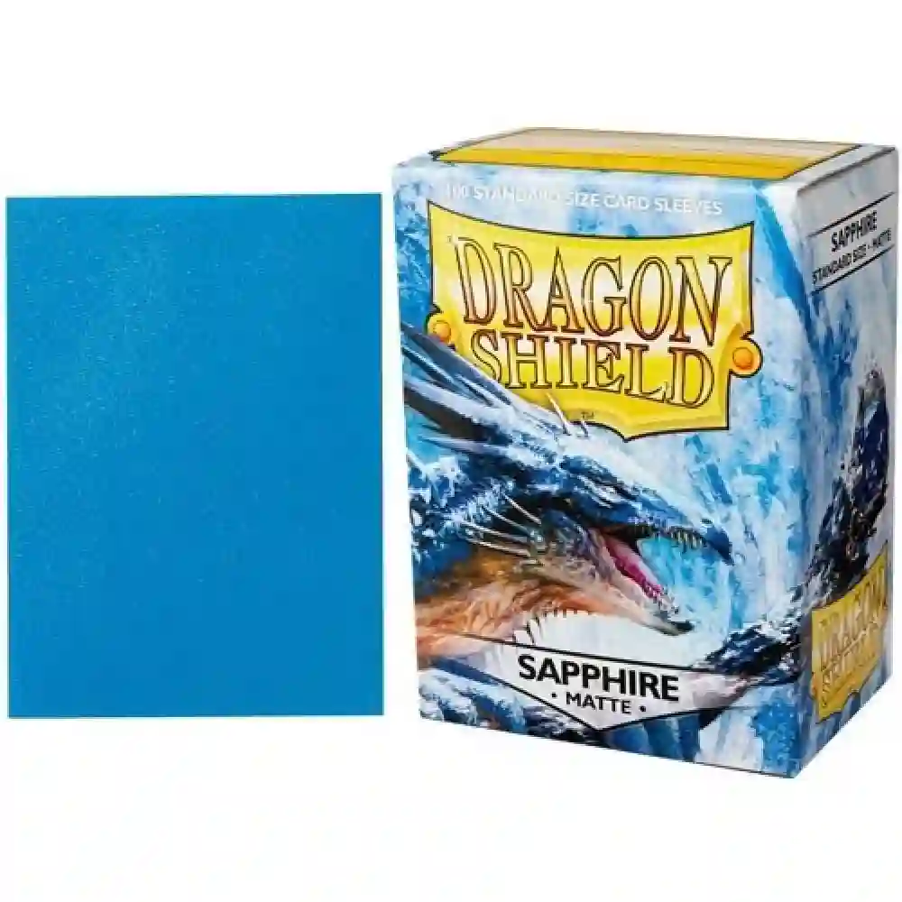 Fundas Dragon Shield Tamaño Standard (63x88mm) - Zafiro / Sapphire mate (100u)