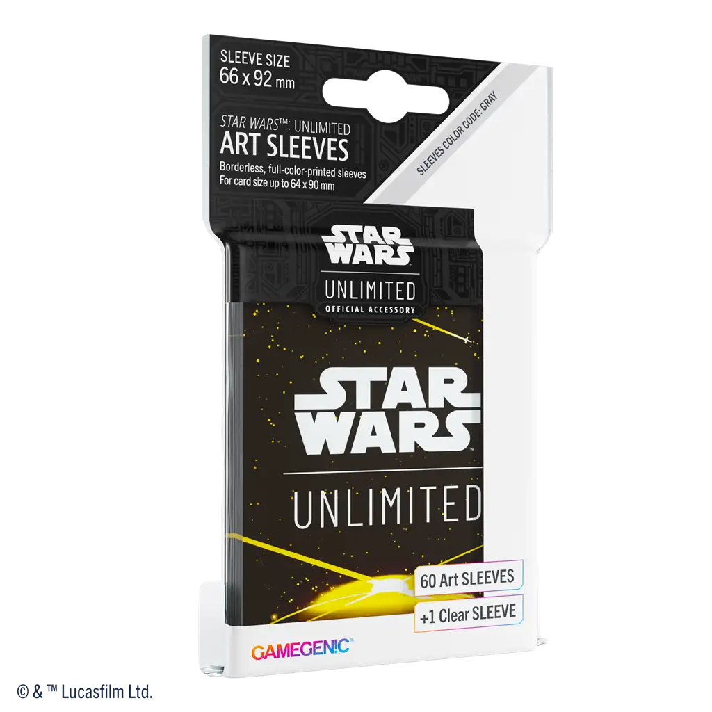 Star Wars: Unlimited - Art Sleeves: Back Yellow (60)