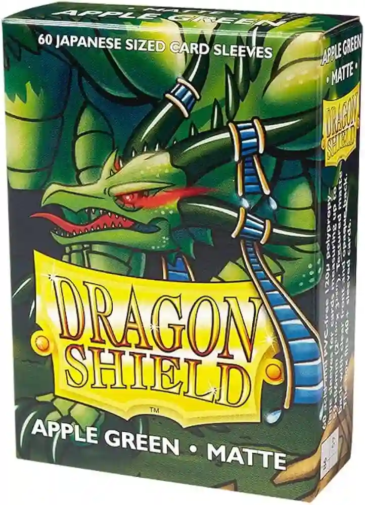 Japanese Dragon Shield Size (59x86mm) - Matte apple green (60)