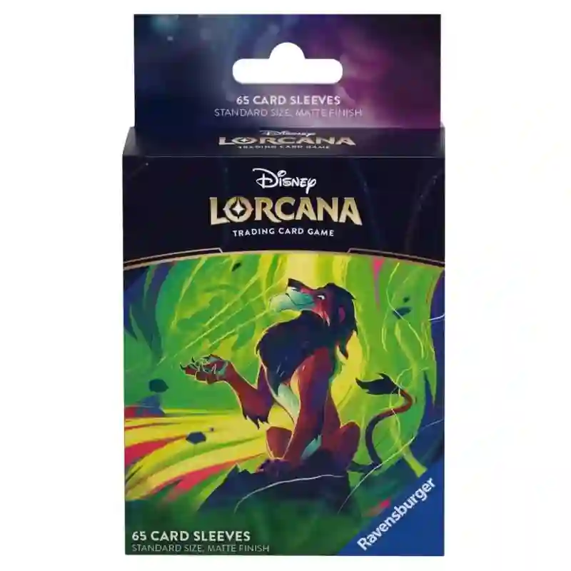 Azurite Sea: Fundas Estándar Scar - Vengeful Lion (65) Lorcana