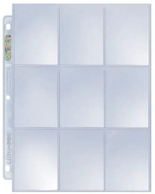 Hojas de Archivador 9 Bolsillos Ultra-Pro Platinum
