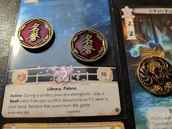 Tokens de Lujo. Clan Fénix Oscuro. Individual.
