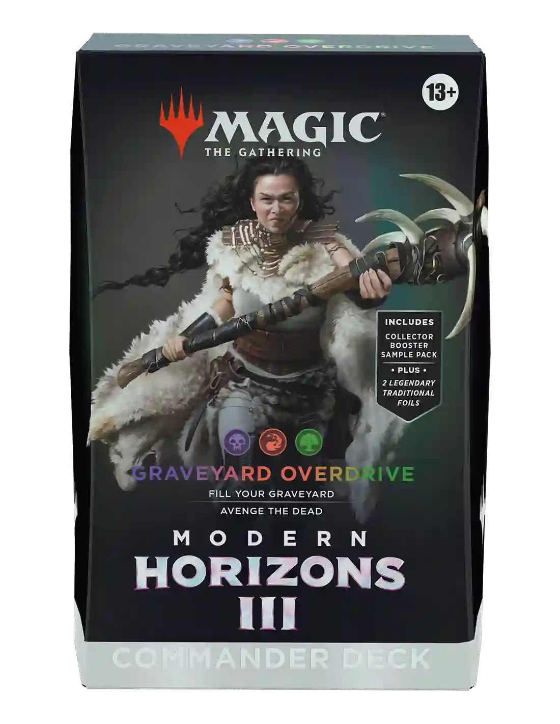 Baraja Commander Modern Horizons 3. Graveyard Overdrive (Inglés)