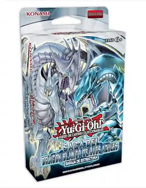 Baraja de Estructura Saga del Dragon Blanco de Ojos Azules. Yu-Gi-Oh!