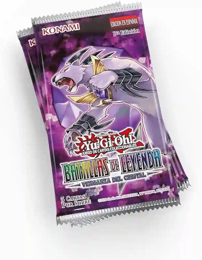 Yu-Gi-Oh! Batallas de Leyenda Venganza del Cristal: Sobre (9 cartas) Español