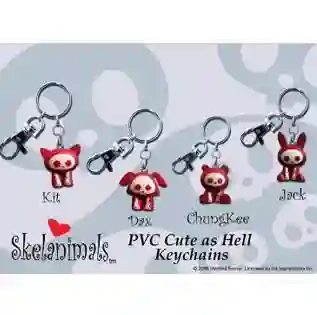 Kit (Cat) Llavero Skelanimals
