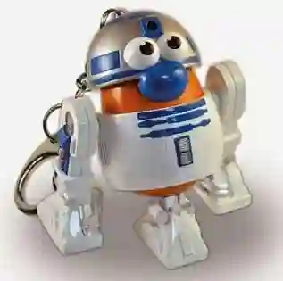 R2-D2 Mr. Potato Keychain