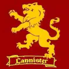 Chapa Cuadrada Lannister