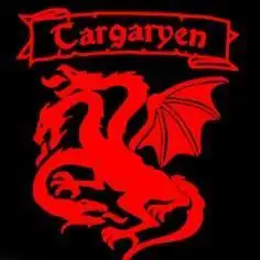 Chapa Cuadrada Targaryen