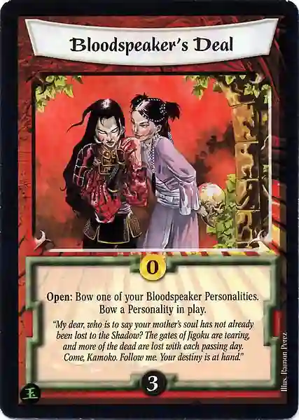 Bloodspeaker's Deal