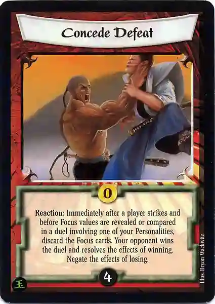 Concede Defeat
