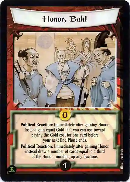 Honor, Bah!