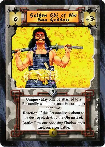 Golden Obi of the Sun Goddess